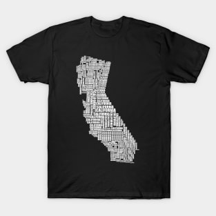 California Map T-Shirt